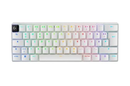 Tastatură pentru jocuri Logitech Pro X 60 alb tactil, KEYCONTROL, LIGHTSYNC, RGB, alb