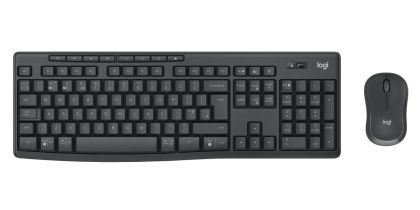 Set tastatură și mouse fără fir Logitech MK370, Bluetooth, negru