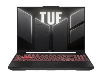 Laptop Asus TUF A16 FA607PI-QT040, AMD Ryzen 9 7845HX, 16" FHD+ (2560x1600) 16:10, 165z, 32GB DDR5, 1TB PCIe 4.0, RTX 4070 8GB Chiact placa 1- Zone RGB, fără OS, Mecha Grey