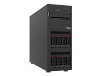 Server Lenovo ThinkSystem ST250 V2, Xeon E-2378 (8C 2.6GHz 16MB Cache/65W), 1x32GB, O/B, 2.5" HS (8), 5350-8i, HS 750W Titanium, XCC Enterprise, fără DVD