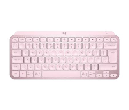 Tastatură fără fir Logitech MX Keys Mini, Bluetooth, USB-C, roz