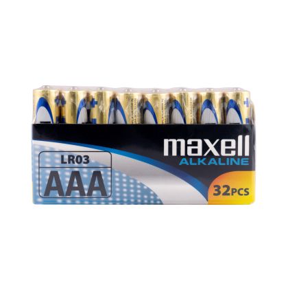 Baterii alcaline MAXELL LR03 1.5V AAA 32 buc. ambalaj