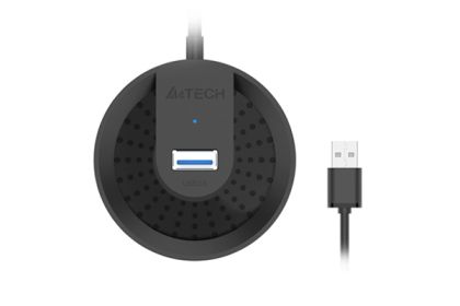 A4 HUB-30 USB 3.0 BLACK