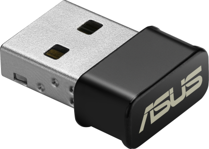 Adaptor USB fără fir ASUS USB-AC53 Nano, AC1200 USB cu bandă dublă Wi-Fi
