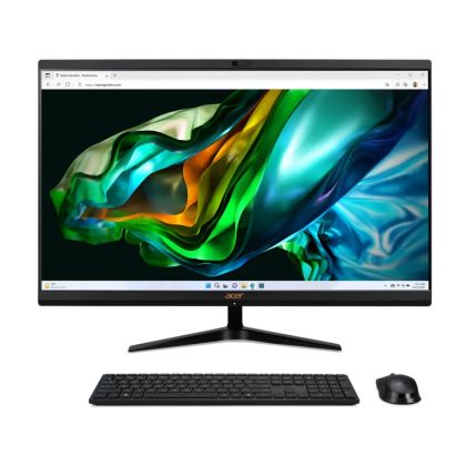 Desktop computer - all in one Acer Aspire C27-1800 27" FHD IPS AiO, Intel Core i5-12450H (up to 4.40GHz, 12MB), 16GB DDR4, 1024GB SSD, Free 2.5" HDD slot, no DVD, Intel UHD, HDMI out, USB 3.2, USB 2.0, Type-C, RJ-45, WiFi AX&BT, Cam + mic., KBD& Mouse