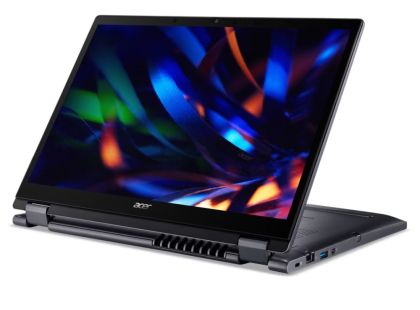 Laptop Acer Travelmate TMP414RN-53-TCO-76ZB, Core i7-1355U, (3.7GHz up to 5.0Ghz, 12MB), 14" (WUXGA 1920 x 1200) IPS touch/pen supportive, 1*16GB DDR4, 1024GB PCIe NVMe SSD , Intel UMA, FHD camera with shutter + mic, TPM 2.0, LTE EM060K-GL (4G/ LTE), Micr