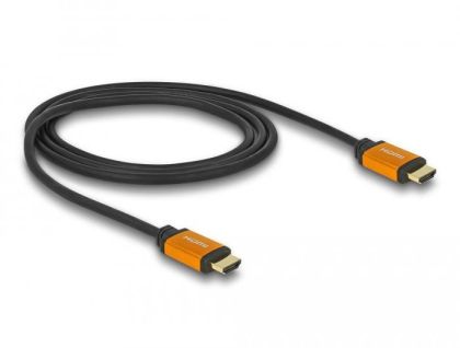 Cable Delock de mare viteză, HDMI tată - HDMI tată, 48 Gbit/s, 8K 60 Hz, 1 m