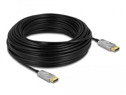 Cablu optic Delock, Active, DisplayPort 1.4, 8K, 30 m