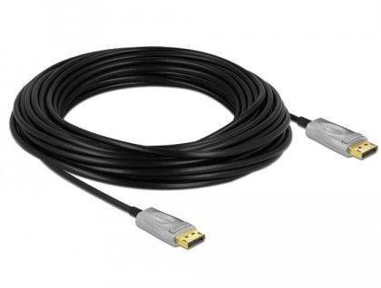 Cablu optic Delock, Active, DisplayPort 1.4, 8K, 15 m