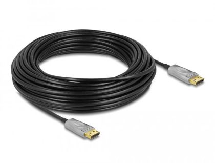 Cablu optic Delock, Active, DisplayPort 1.4, 8K, 20 m