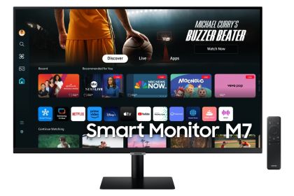 Monitor Samsung 32DM702 32" VA LED, SMART 3840x2160 2xUSB 2.0, 2xHDMI 1.4, USB-C, Wi-Fi 5, Bluetooth, Speakers, Black