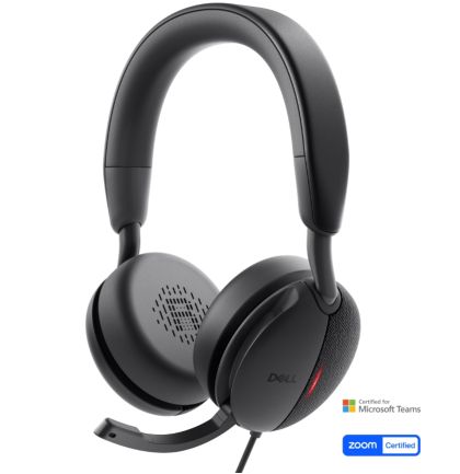 Căști Dell Pro cu cască ANC cu fir WH5024 + Perne pentru urechi pentru căști cu fir/ fără fir Dell Pro - HE524