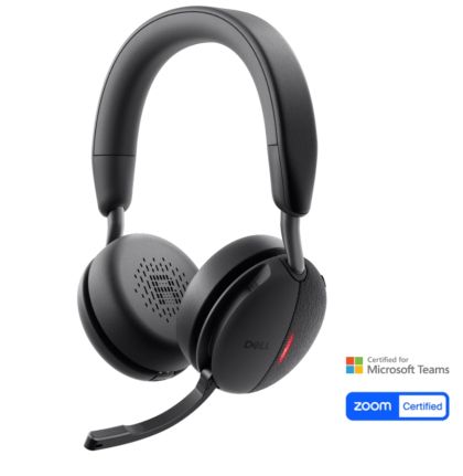 Headphones Dell Pro Wireless ANC Headset WL5024 + Dell Pro Wired / Wireless Headset Ear Cushions - HE524