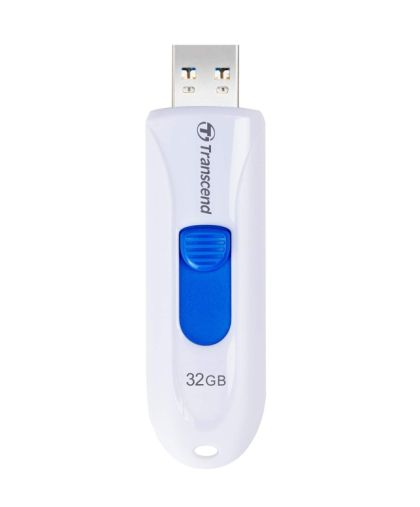 Memorie Transcend 32GB JETFLASH 790, USB 3.1, alb