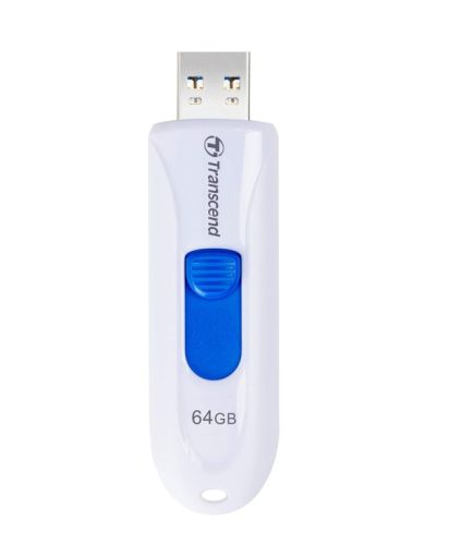 Memorie Transcend 64GB JETFLASH 790, USB 3.1, alb