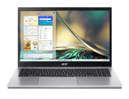 Laptop Acer Aspire 3, A315-59-39M9, Core i5-1235U, (până la 4,40 Ghz, 12 MB), 15,6 inchi FHD (1920x1080) IPS SlimBezel AG, 1*16 GB DDR4, 1024 GB SSD PCI, Cam și PCIe grafică Intel 802.11ac + BT, fără sistem de operare, argint