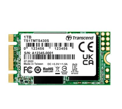 Hard disk Transcend 1TB, SSD M.2 2242, cheie SATA3 B+M, TLC