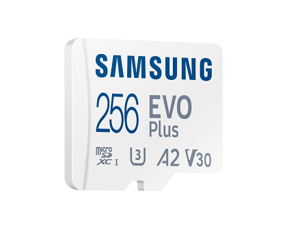 Card de memorie Samsung EVO Plus, microSDXC, UHS-I, 256GB, Adaptor