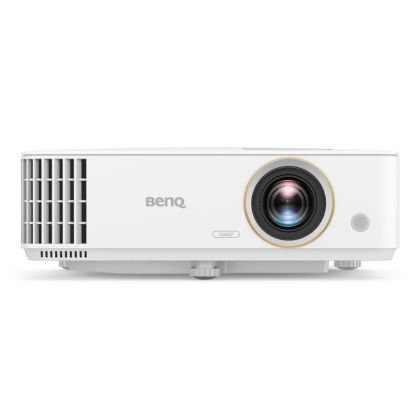BenQ TH585p Multimedia Projector, Home Theater Projector, Low Input Lag Gaming Projector, DLP 1080p (1920x1080), 3500 AL, 10000:1, Zoom 1.1x, 95% Rec.709, 6 segment Color Wheel, Game Mode, 16ms, 3D, VGA, HDMI x2, Audio in/out, VGA out, Sp. 10W x1, Lamp 15