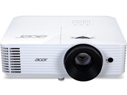 Proiector multimedia Acer Projector X118HP, DLP, SVGA (800x600), 4000 ANSI Lumeni, 20000:1, 3D, HDMI, VGA, RCA, Intrare audio, Ieșire CC (5V/2A, USB-A), difuzor 3W, scut pentru lumină albastră, Motor optic sigilat, LumiSense, 2,7 kg, alb + Acer Nitro Gami