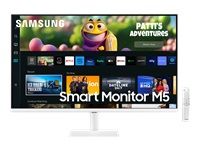 Monitor Samsung 32CM501, 32" VA SMART 1920 x 1080, Bluetooth 4.2, WiFi 5, 2xUSB, 2xHDMI 1.4, Speakers, 178°/178°, Tizen, White