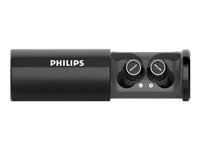 Căști intraauriculare Philips Action Fit True Wireless, impermeabilă IPX5, carcasă portabilă de încărcare, curățare UV. Puneți căștile la sarcină