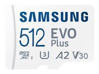 SAMSUNG EVO Plus microSDXC 512GB UHS-I U3 Read up to 130MB/s Full HD AND 4K UHD Memory Card incl. SD-Adapter 2021