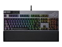 Tastatură pentru jocuri ASUS ROG Strix Flare II Animate RGB, neagră