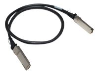 Cablu de cupru cu atașare directă HPE FlexNetwork X240 40G QSFP+ QSFP+ de 1 m