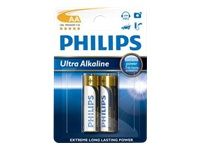 PHILIPS LR6E2B/10 Baterii PHILIPS Ultra alcaline AA LR6 BLISTER DE 2