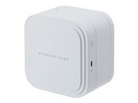BROTHER P-Touch Cube Pro PT-P910BT Imprimantă de etichete Până la 36 mm 360 dpi 20 mm/s USB 2.0 Bluetooth 5.0 Cutter alb