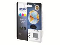 Cartuș de cerneală EPSON 267, cyan, magenta și galben, capacitate standard de 200 de pagini, blister RF-AM pentru un pachet