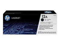 Cartuș de toner original HP 12A LaserJet original Q2612A negru capacitate standard 2.000 pagini 1 pachet