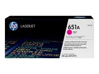 Cartuș de toner original HP 651A CE343A magenta capacitate standard 16.000 pagini 1 pachet