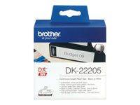 Hârtie BROTHER P-Touch DK-22205 cu lungime continuă 62 mm x 30,48 m