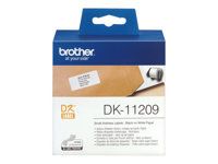 BROTHER P-Touch DK-11209 die-cut address label small 29x62mm 800 labels