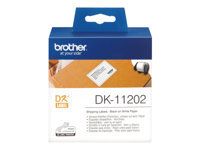 BROTHER DK11202 Brother szallitmanyozoi label 62x100mm, 300/tekercs