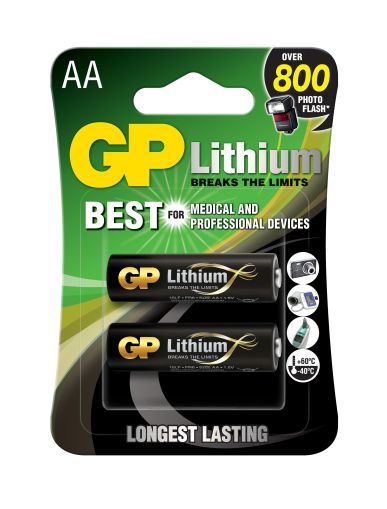 Baterie litiu GP CR6 AA 1.5V 2 buc. într-un blister