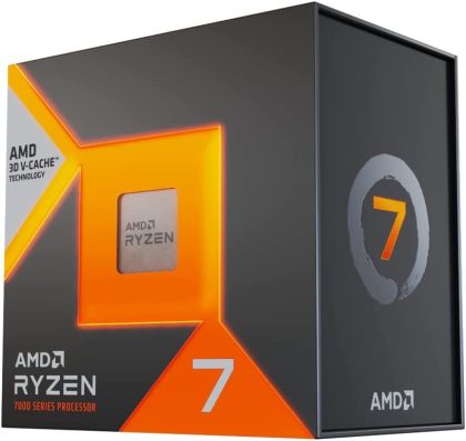 CPU AMD Desktop Ryzen 7 8C/16T 7800X3D (5,0 GHz Max, 104 MB, 120 W, AM5) cutie, cu grafică Radeon