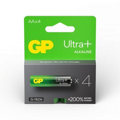 GP Alkaline battery ULTRA PLUS LR6 AA / 4 pcs. pack / 1.5V GP