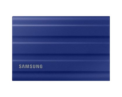 SSD extern Samsung T7 Shield, 2TB USB-C, albastru