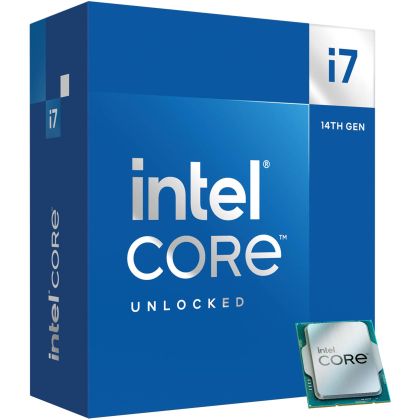 Procesor Intel Raptor Lake i7-14700K, 20 de nuclee 3,4 GHz, 33 MB, 125 W, LGA1700, BOX