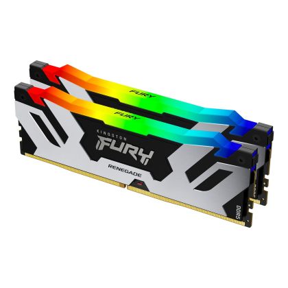 Memorie Kingston Fury Renegade Argintiu/Negru RGB 32GB(2x16GB) DDR5 7200MHz CL38
