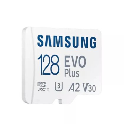 Card de memorie Samsung EVO Plus, microSDXC, UHS-I, 128GB, Adaptor