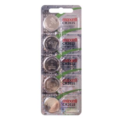 Button Battery  Lithium  MAXELL CR2025 3V  5 pcs. in blister / price for 1 BATTERY /