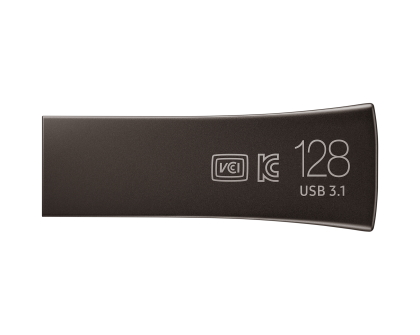 Memorie USB Samsung BAR Plus, 128GB, USB-A, Titanium Grey