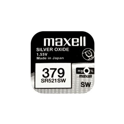 Baterie buton argintie MAXELL SR521 SW /AG0/379/ 1.55V