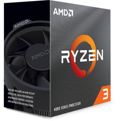 Procesor AMD Ryzen 3 4300G, 4 nuclee, 8 fire, 3,8 GHz, 6 MB Cache, 65 W, BOX
