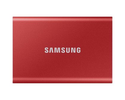 SSD extern Samsung T7 Indigo Red SSD 2TB, USB-C