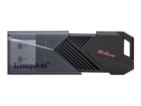 Kingston 64 GB portabil USB 3.2 Gen 1 DataTraveler Exodia Onyx, EAN: 740617332605